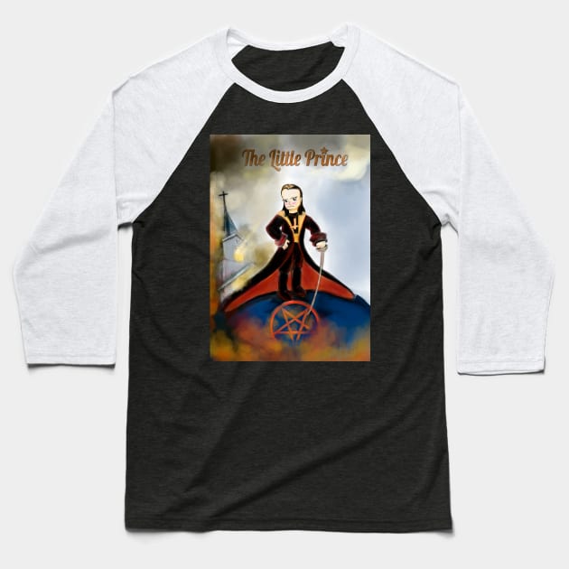 Mayhem Euronymous the little prince Baseball T-Shirt by Alan Frost artwork